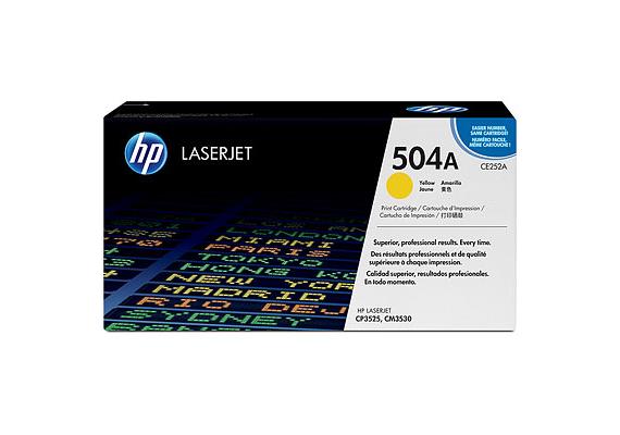 HP Toner 504A - gelb (CE252A) 7'000 Seiten