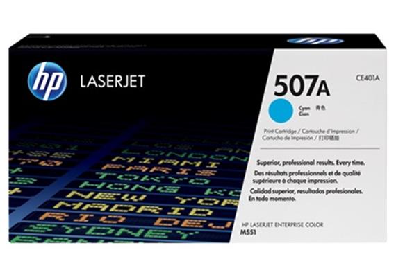 HP Toner 507A - cyan (CE401A) 6'000 Seiten