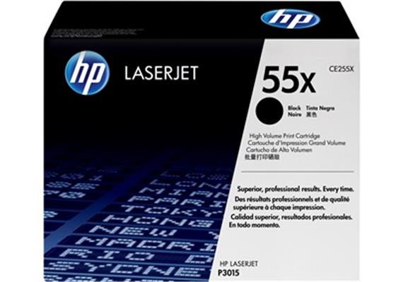 HP Toner 55X - schwarz (CE255X) 12'500 Seiten