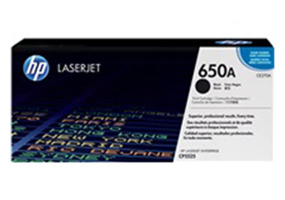 HP Toner, 650A, black 13500 pages LaserJet Color CP5525, M750