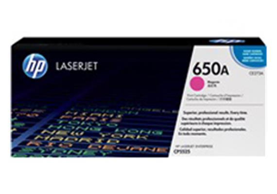 HP Toner, 650A, magenta 15000 pages LaserJet Color CP5525, M750