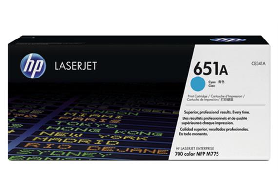 HP Toner 651A - cyan (CE341A)