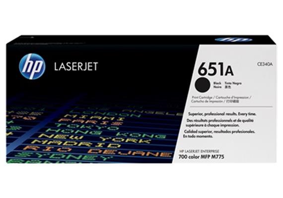 HP Toner 651A - schwarz (CE340A)