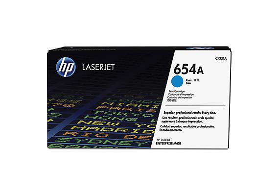 HP Toner 654A - cyan (CF331A) 15'000 Seiten