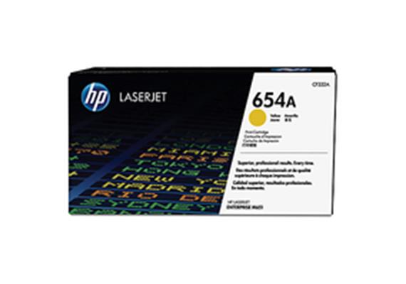 HP Toner 654A - gelb (CF332) 15'000 Seiten