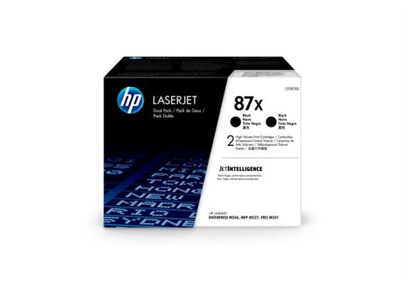 HP Toner 87X - schwarz (CF287XD) Duo-Pack, 2 x 18'000 Seiten