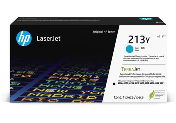 HP Toner-Modul 213Y cyan, ca. 12000 Seiten