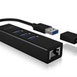 ICY BOX USB-Hub IB-HUB1419-LAN USB 3.0 - 3x USB-A | Bild 2