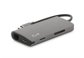 LMP USB3.1 Typ-C - HDMI&USB3.0&LAN&MicroSD - Space Grau