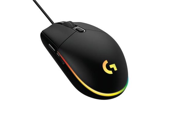 Logitech G203 Lightsync, Logitech, Gaming-Maus, schwarz