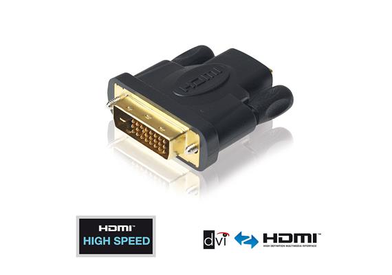 Purelink DVI auf HDMI Adapter, DVI-Stecker auf HDMI-Buchse