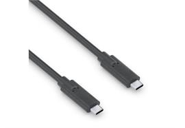 PureLink USB 3.1-Kabel C-C, USB 3.1 Gen 2, 1m, Schwarz 10Gbps,100Watt