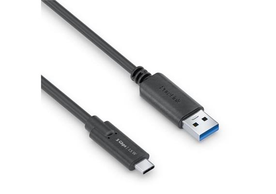 PureLink USB 3.1-Kabel USB C - USB A 1 m