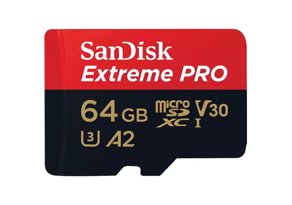 SanDisk microSDXC-Karte Extreme PRO 64 GB