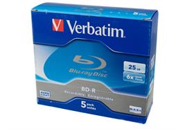 Verbatim BD-R Medien 25 GB 5er Jewelcase