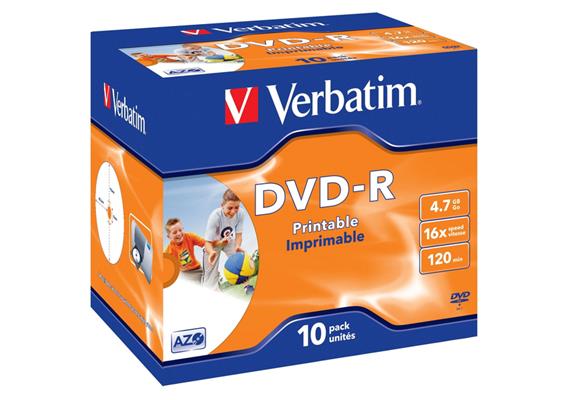 Verbatim DVD-R Medien 4.7 GB 10er Jewelcase