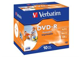 Verbatim DVD-R Medien 4.7 GB 10er Jewelcase