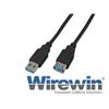 Wirewin USB 3.0 Verlängerungskabel, A - A, 1,8 m, schwarz